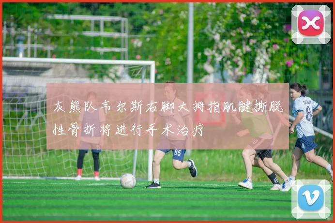 灰熊队韦尔斯右脚大拇指肌腱撕脱性骨折将进行手术治疗